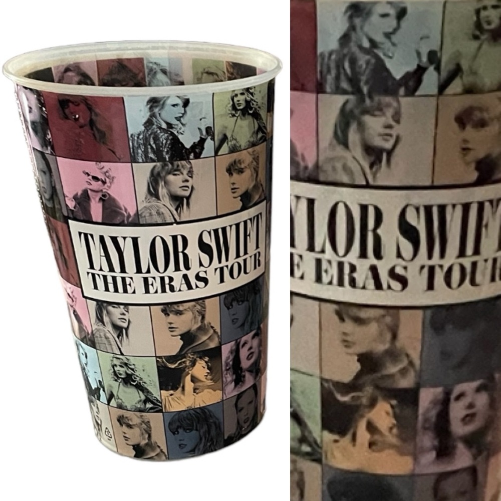 Taylor Swift The ERAS Tour AMC Theatre Limited Edition 2 Reg 1 LG Plastic Cups